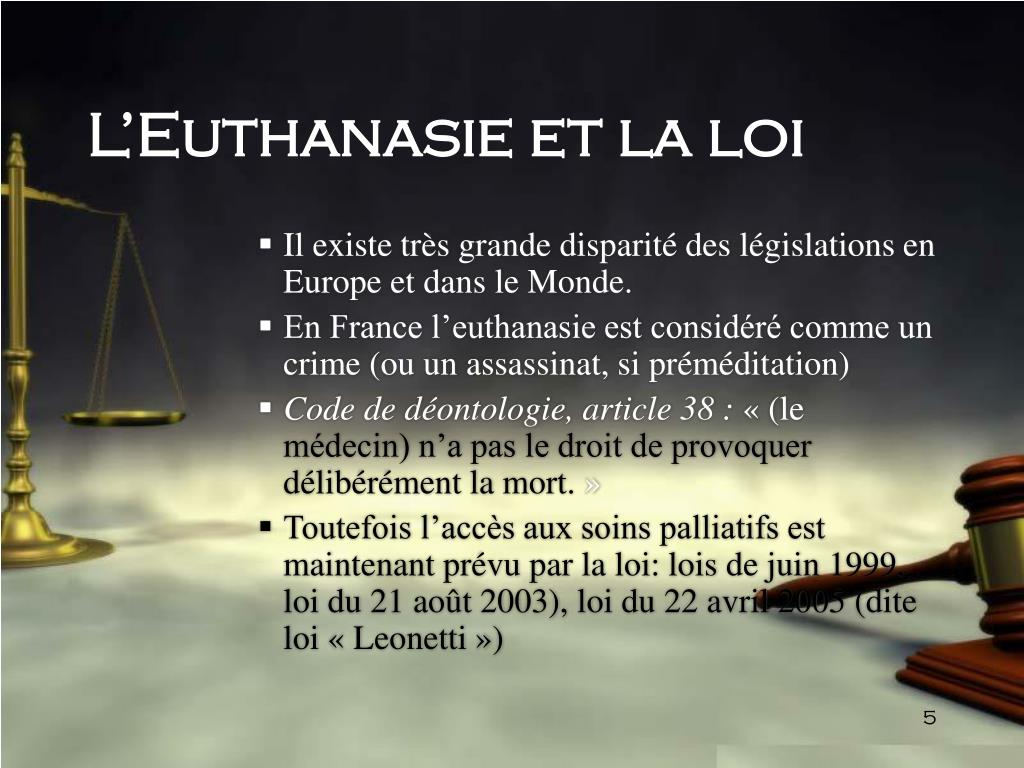 dissertation l euthanasie