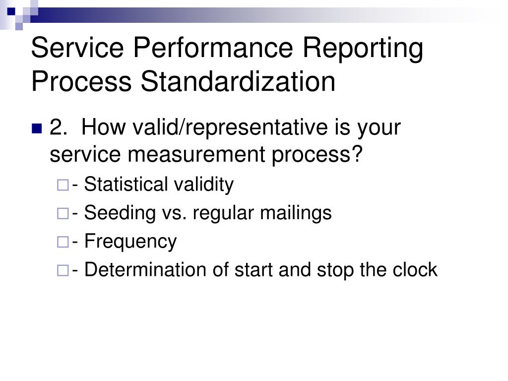 Service Process Measurement PPT - Service Measurement & Improvement – MTAC Workgroup #94 MTAC ...