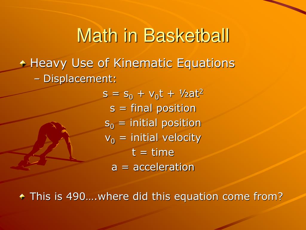 PPT Math and Sports PowerPoint Presentation free download ID