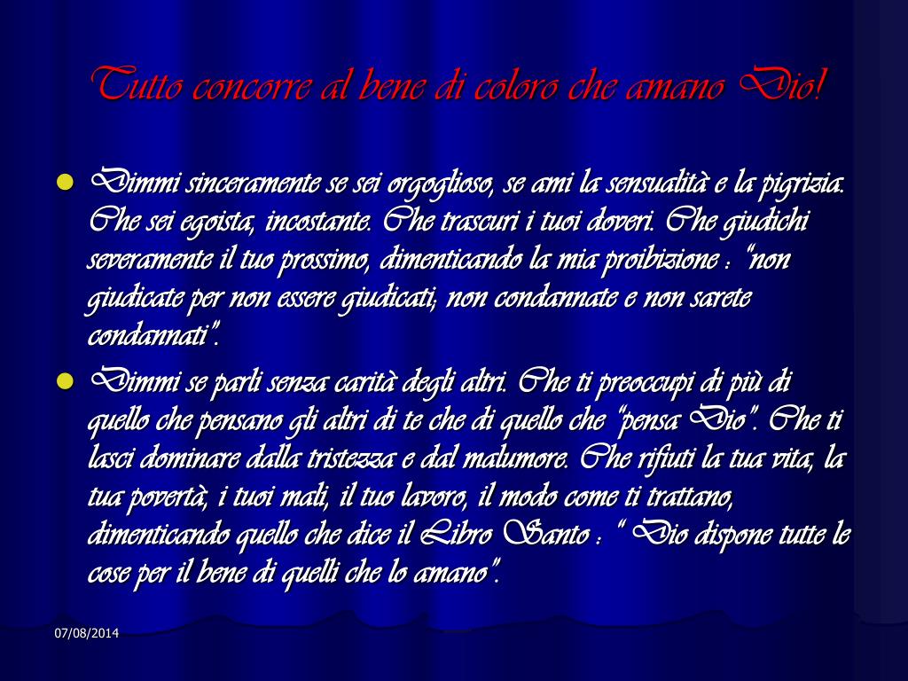 Tutto Concorre Al Bene Significato PPT - Rinnovamento nello Spirito Santo PowerPoint Presentation, free