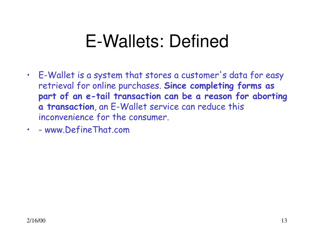 PPT - E-commerce Systems Electronic Payment Systems PowerPoint Presentation  - ID:2972105