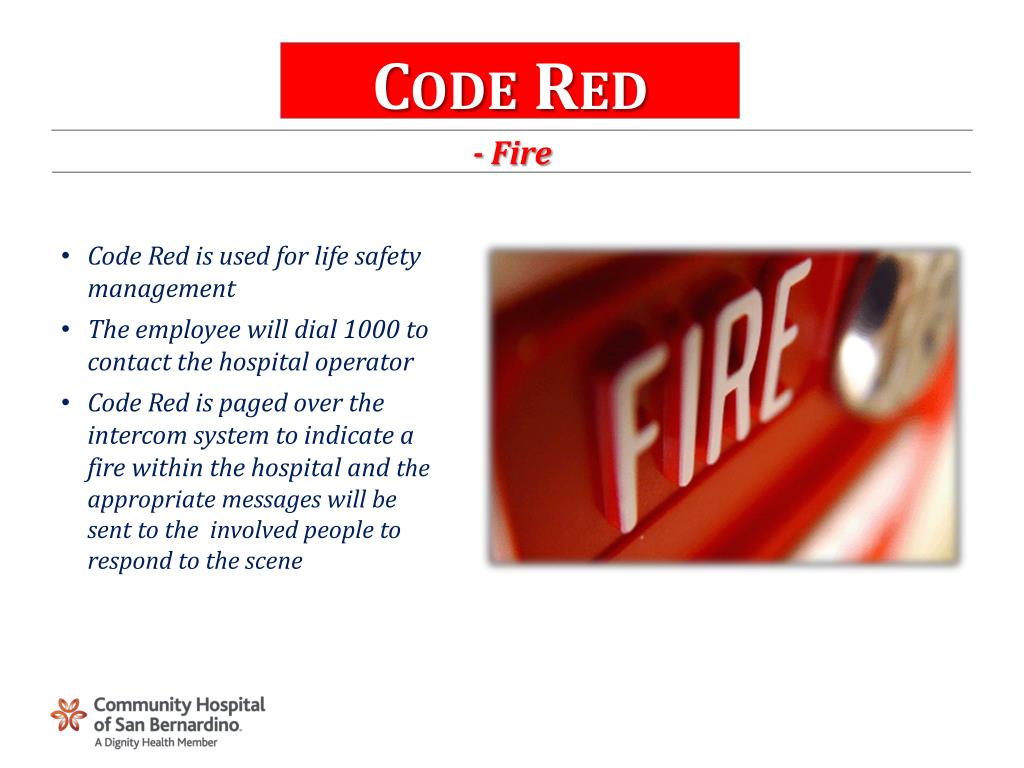 Ppt Cha Recommended Hospital Emergency Codes Powerpoint Presentation Id
