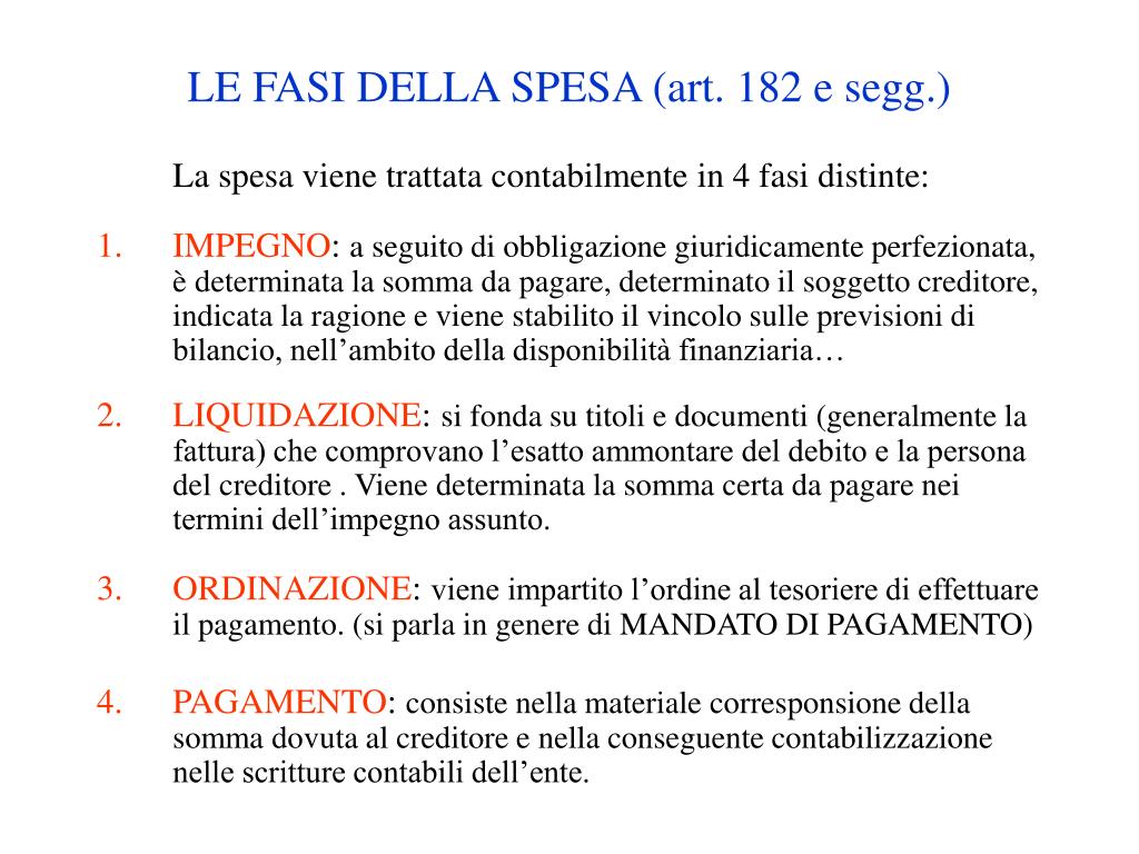 PPT - PRINCIPI DI CONTABILITA' DEGLI ENTI LOCALI PowerPoint Presentation -  ID:2973785