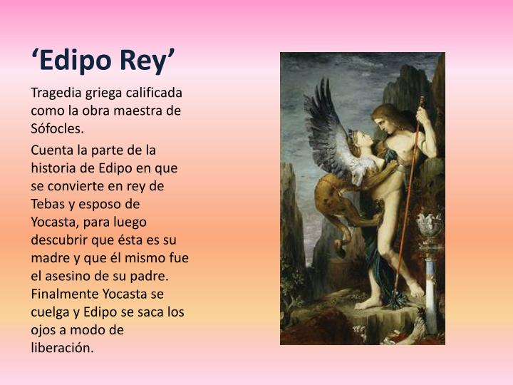 Edipo Del Rey PPT - Edipo Rey PowerPoint Presentation - ID:2975084