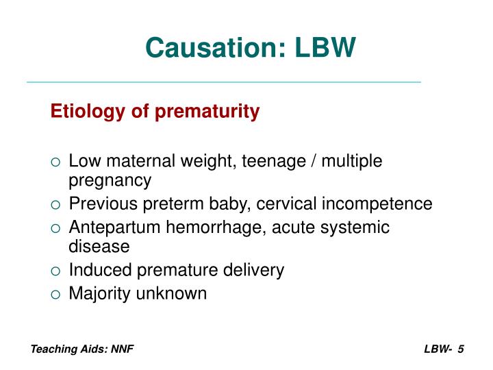 PPT Management of Low Birth Weight Babies PowerPoint Presentation