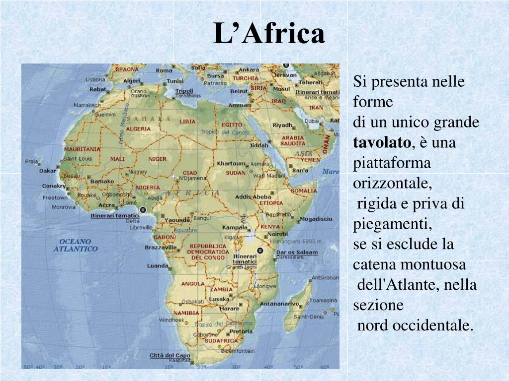 PPT - L'Africa PowerPoint Presentation, free download - ID:2975599
