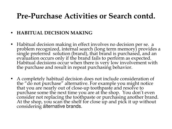 ppt consumer decision making process powerpoint presentation id habitual decision making