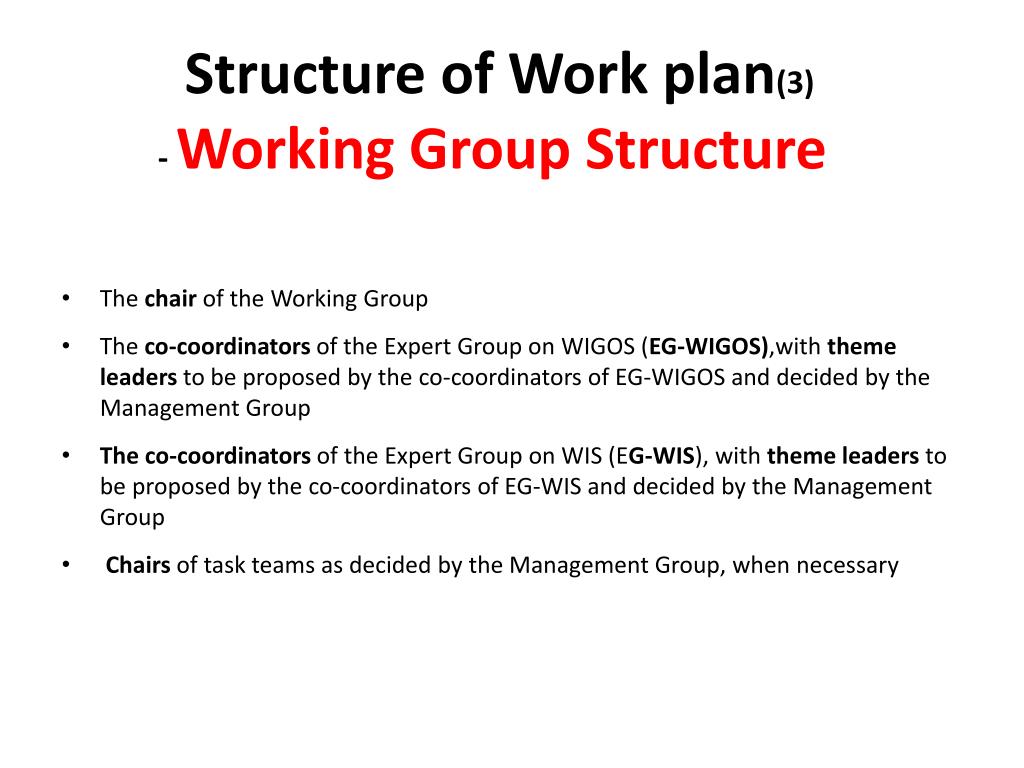 PPT - A Brief Introduction of Work Plan of WG-WIGOS-WIS-RA II CHEN ...
