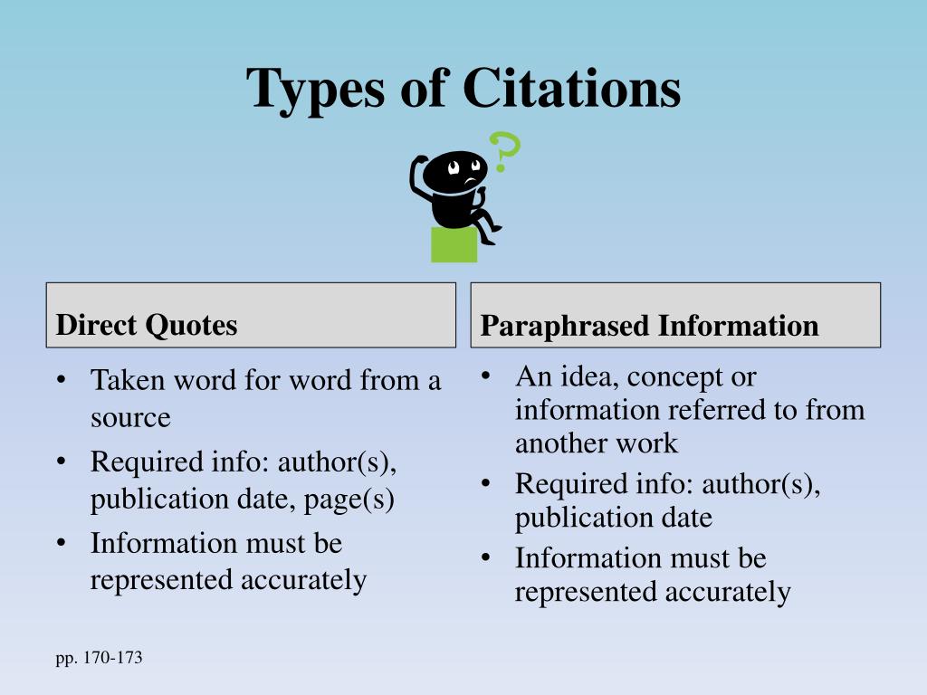 citation types in research