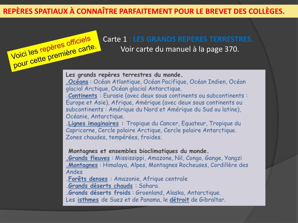 Ppt Carte 1 Les Grands Reperes Terrestres Voir Carte Du Manuel A La Page 370 Powerpoint Presentation Id Ppt Carte 1 Les Grands Reperes Terrestres Voir Carte Du Manuel A La Page 370 Powerpoint Presentation Id