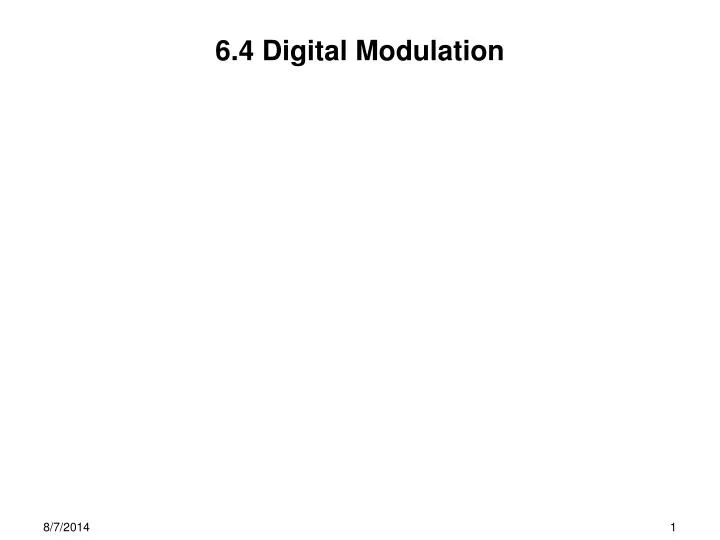 6 4 digital modulation n.