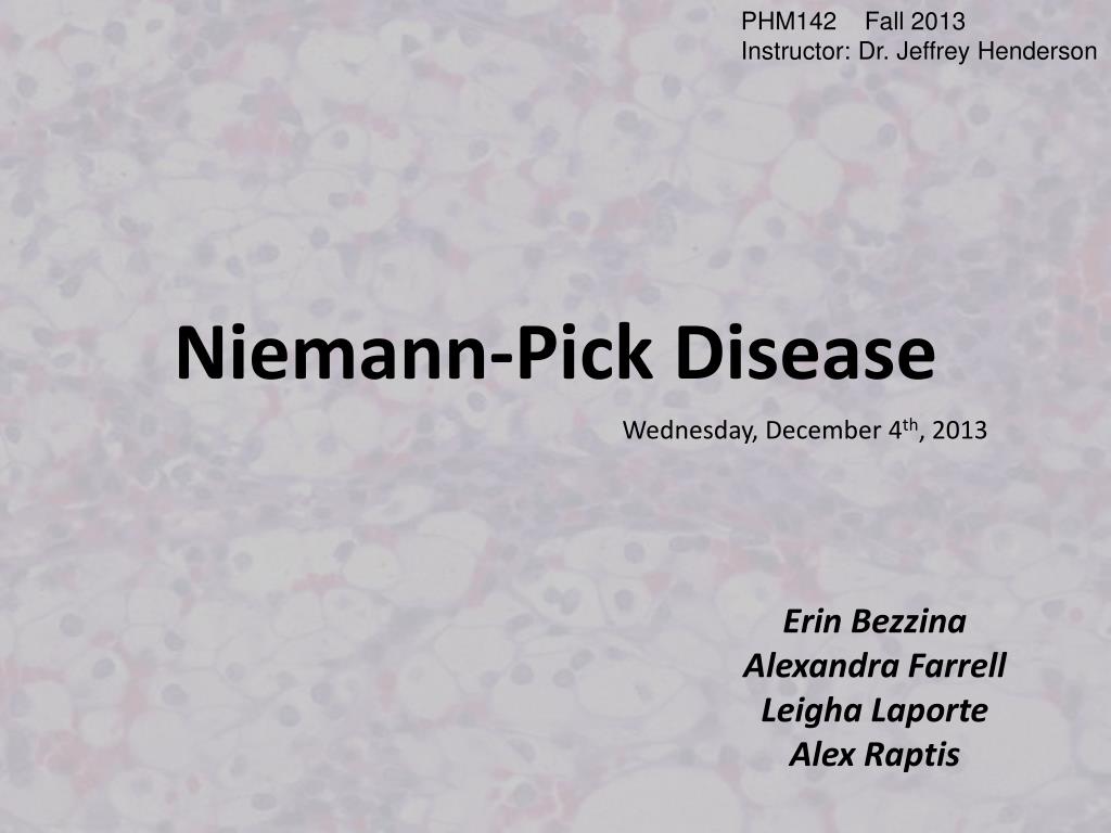 Niemann-Pick Diseases - The Medical Biochemistry Page