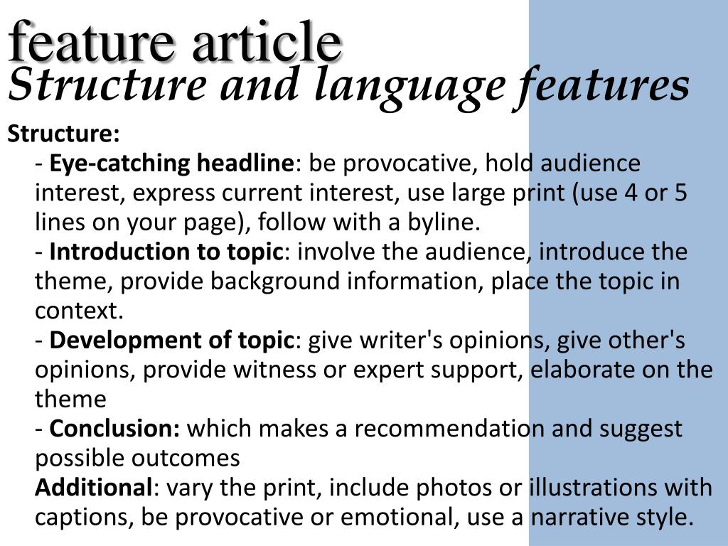 Feature writing. Article структура. Feature article. Article structure. Magazine article structure.