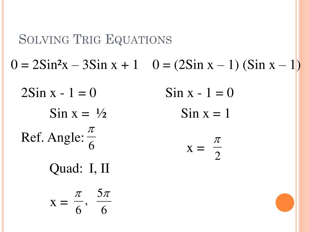 PPT 5 3 Solving Trig equations PowerPoint Presentation Free Download ID 2978015