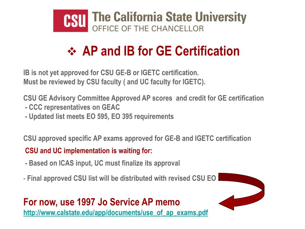 PPT - California Community College Articulation Officers Training April ...