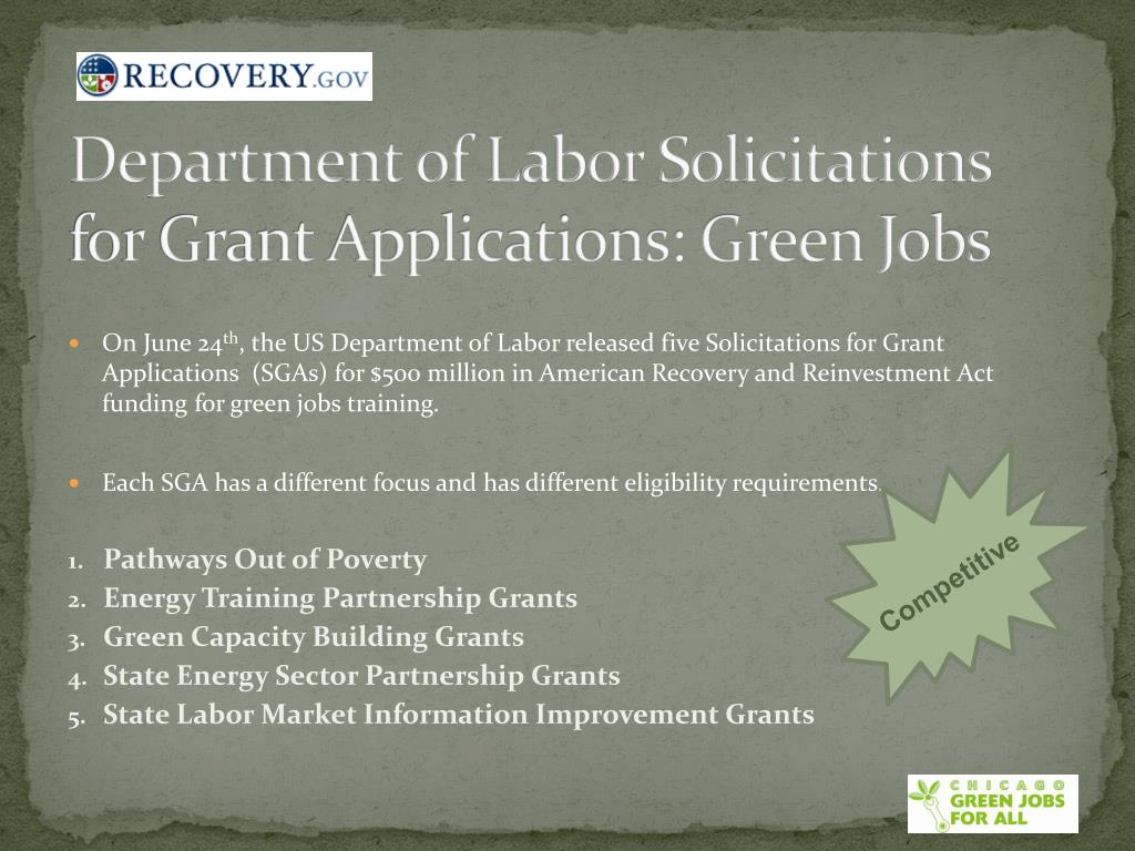 Chicago green jobs for all report