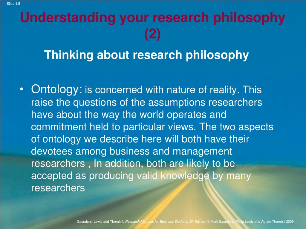 research and research philosophy