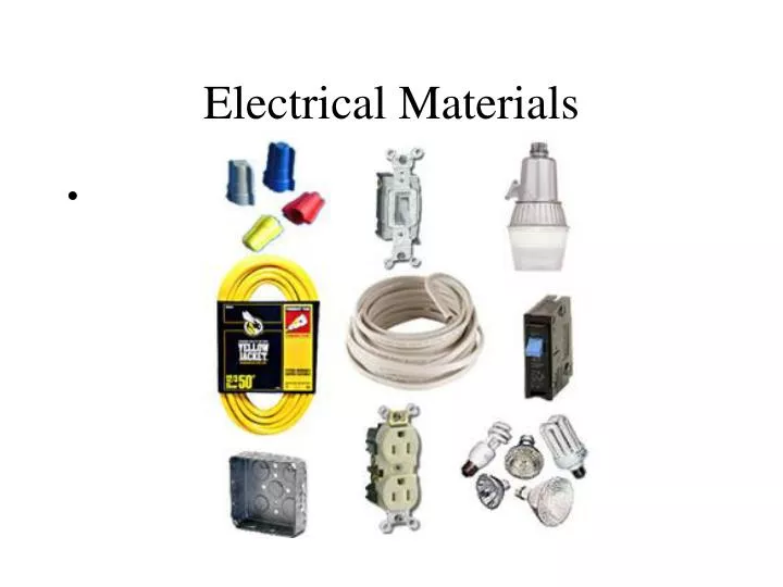 Electrical Material Name List With Images at Florencia Lowe blog