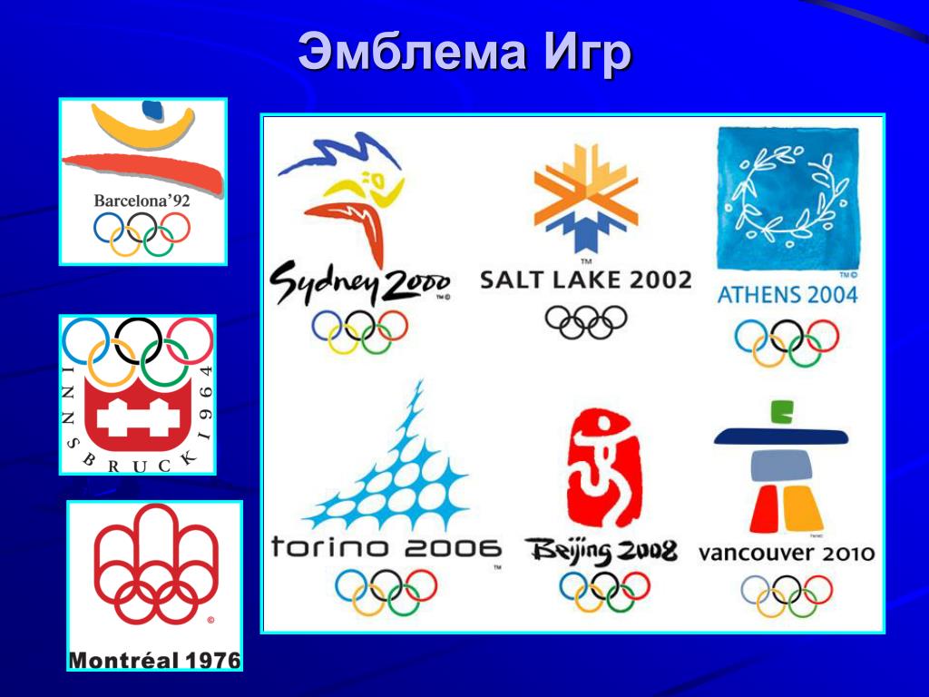Символы и эмблемы в современном обществе. Логотип Олимпийских игр. Олимпийский символ.