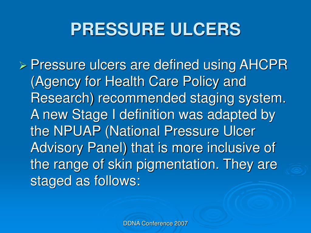 2016 Pressure Ulcer Update Med Law Advisory Partners