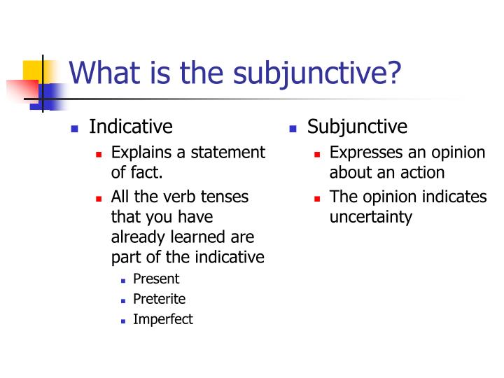 What Is A Subjunctive Statement? – MRCQ
