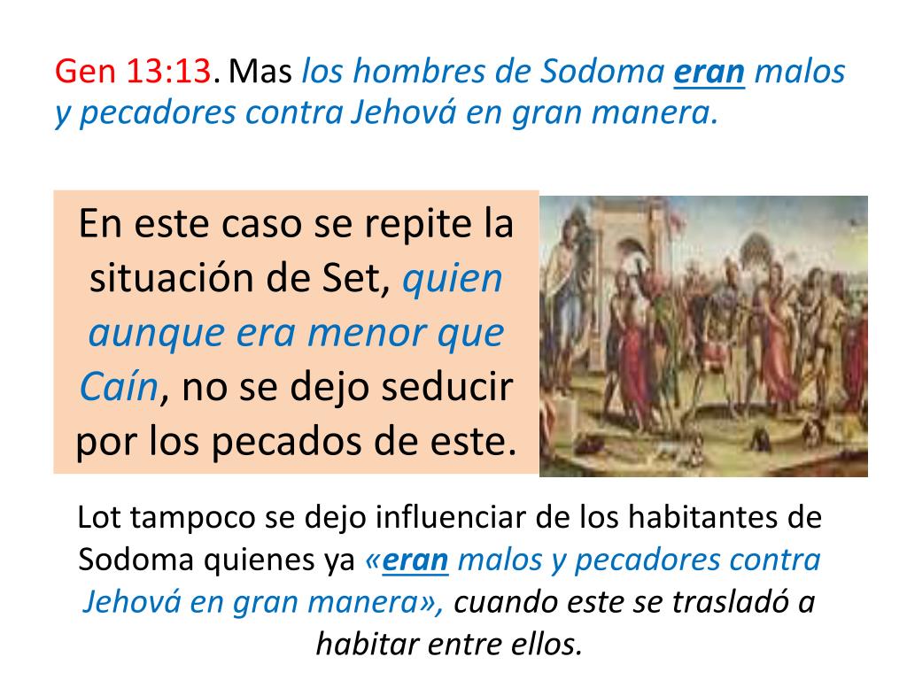 PPT Le fue dado a Sodoma y Gomorra PowerPoint