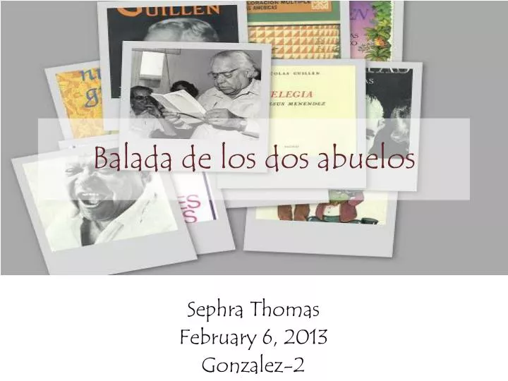 PPT - Balada de los dos abuelos PowerPoint Presentation, free download ...