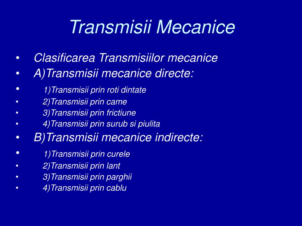 PPT - Transmisii Mecanice PowerPoint Presentation, free download -  ID:2981102