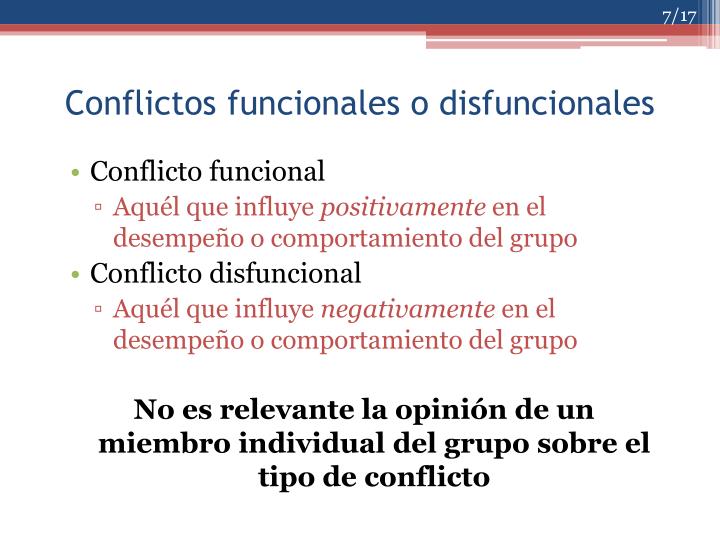 Ejemplos De Conflicto Funcional Y Disfuncional www.slideserve.com