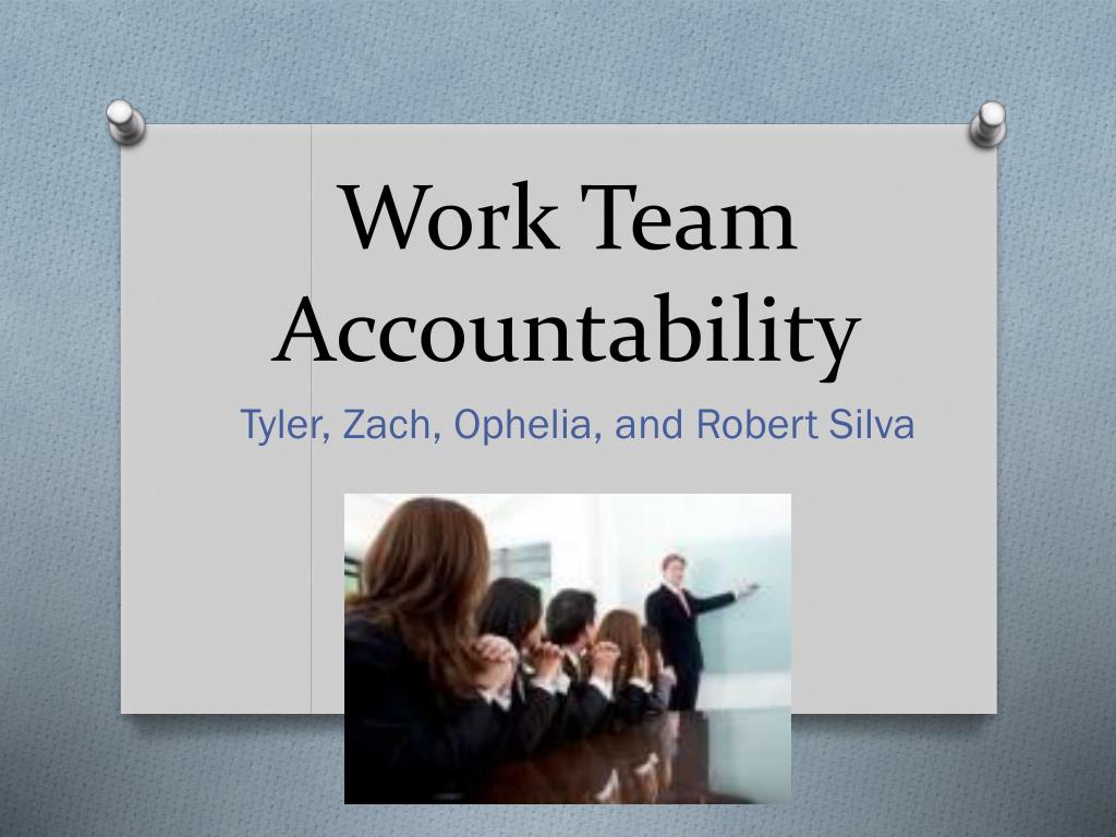 powerpoint presentation on accountability in the workplace