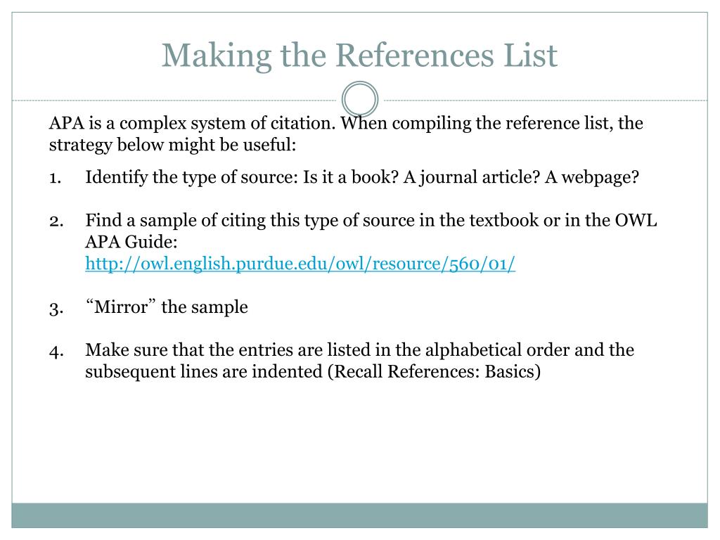 How To Cite Articles In Apa Purdue Owl - Howto Wiki