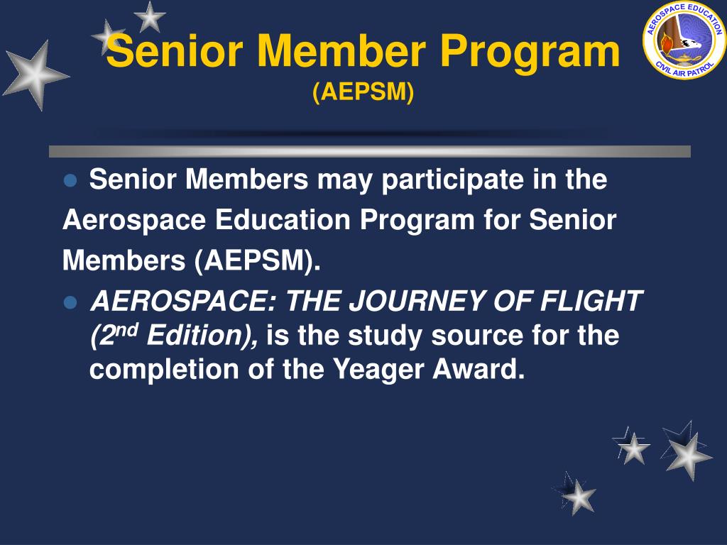 PPT - AEROSPACE EDUCATION IN CIVIL AIR PATROL PowerPoint Presentation ...