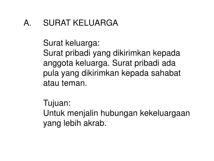 Contoh Surat Kepada Sahabat - Aneka Contoh