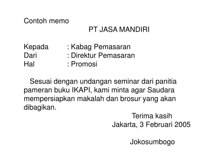 PPT - BAHASA INDONESIA SURAT KELUARGA DAN SURAT DINAS 