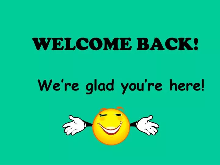 PPT - Welcome Back!!! Tuesday, January 4 th PowerPoint