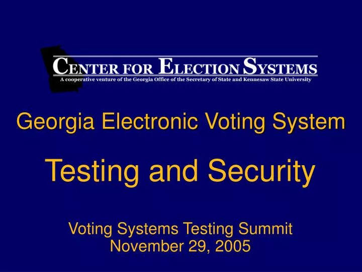 PPT Electronic Voting System PowerPoint Presentation, free download ID2984775