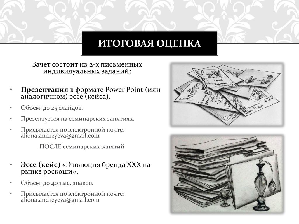 Индивидуальный проект оценки. Кейс эссе. Кейс эволюции продукта. Презентация.