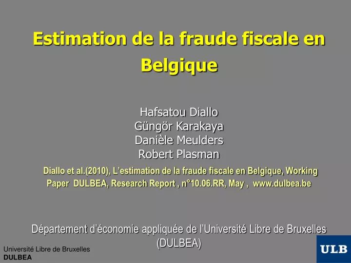 PPT - Définition de la fraude fiscale PowerPoint Presentation, free