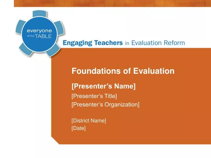 assignment evaluation foundations