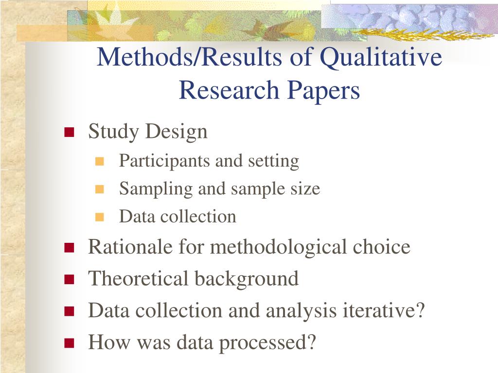 medical journals qualitative research