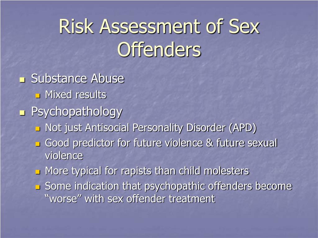 Ppt Community Notification Risk Assessment And Civil Commitment Of Sex Offenders Powerpoint 