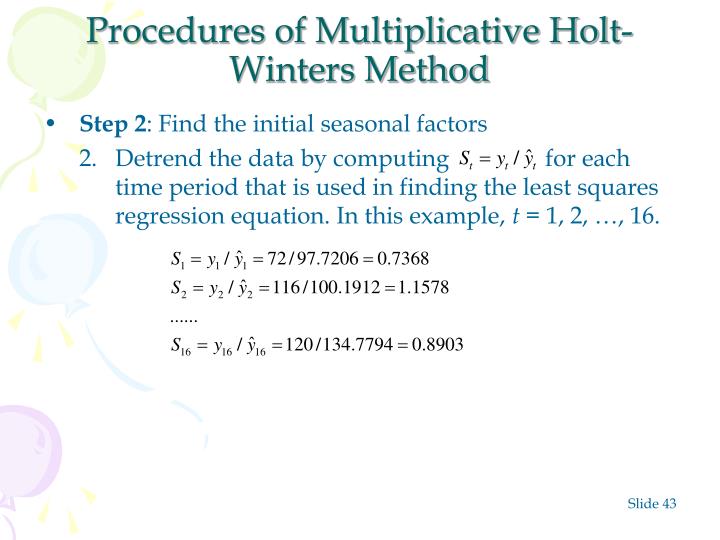 PPT - Exponential Smoothing Methods PowerPoint Presentation - ID:2990195