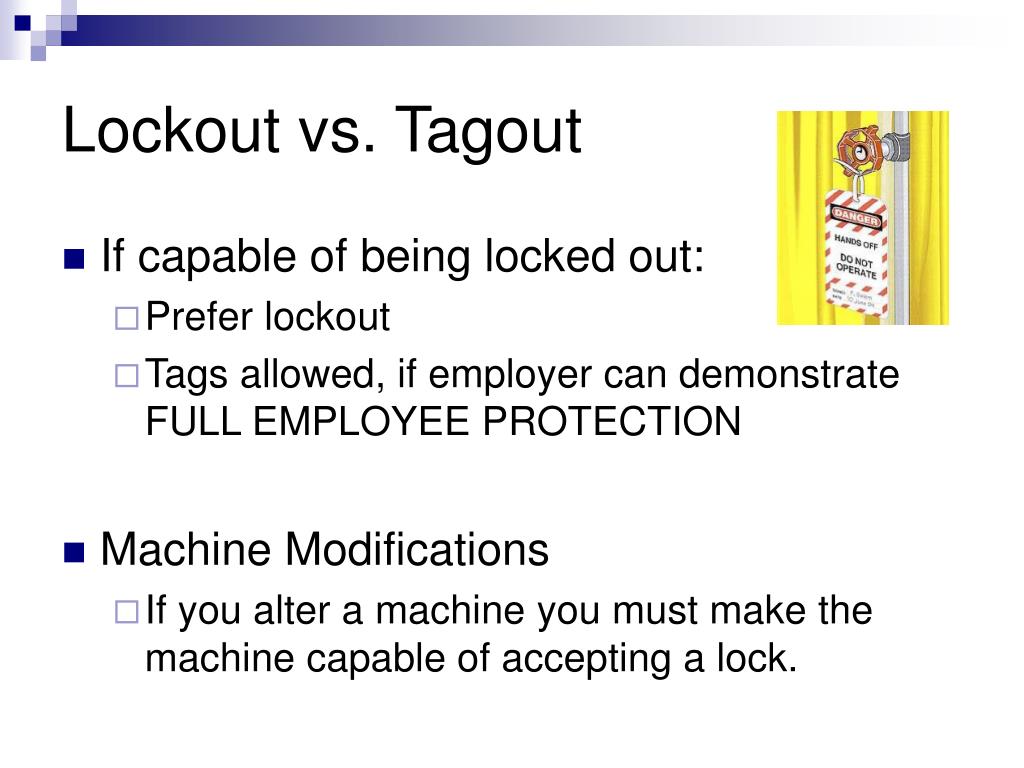 PPT - Energy Control Procedures Lockout/Tagout 29 CFR 1910.147 ...