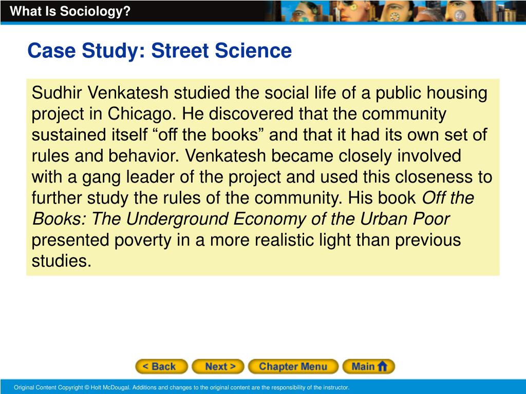 case study street science