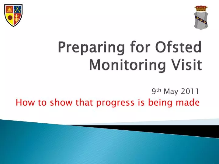 preparing for ofsted monitoring visit n.