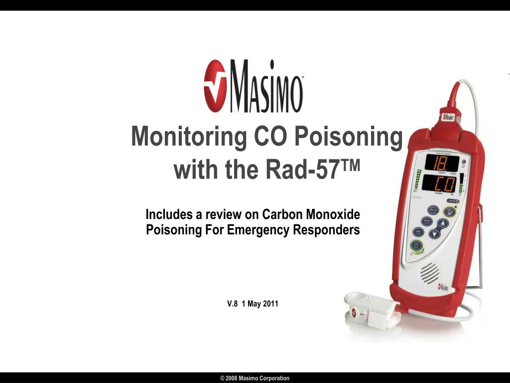 PPT - Monitoring CO Poisoning with the Rad-57 TM PowerPoint