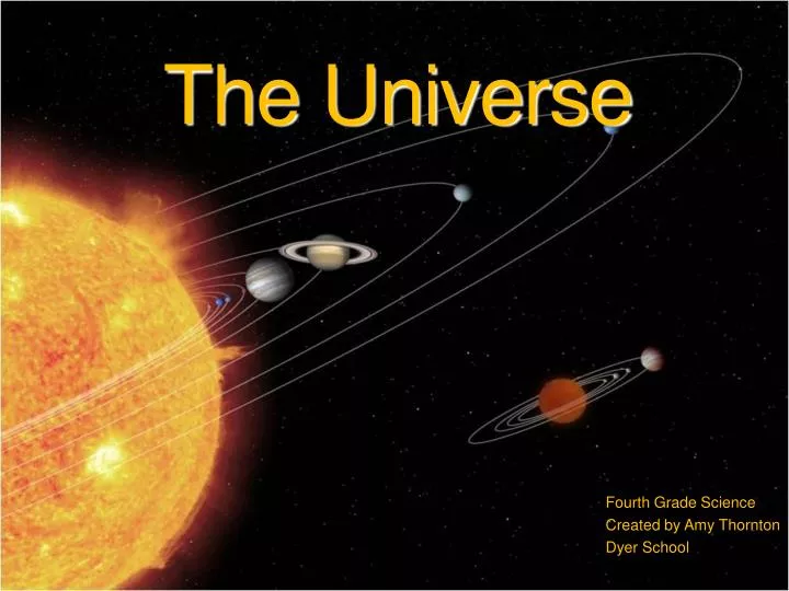 presentation on universe