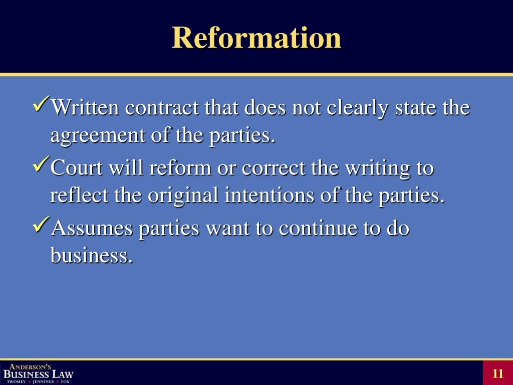 PPT Chapter 20 BREACH OF CONTRACT AND REMEDIES PowerPoint