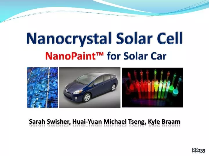 Nanocrystal Solar Cells