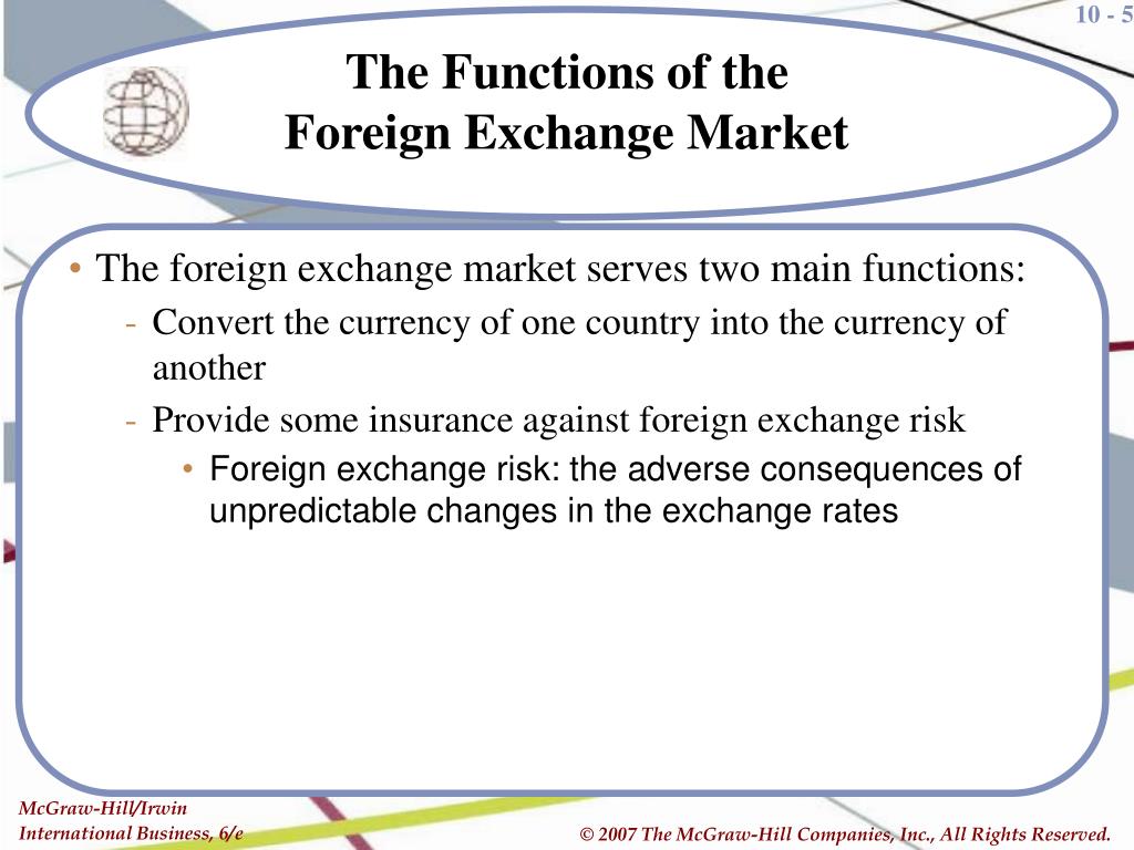 The-foreign-exchange-market functions